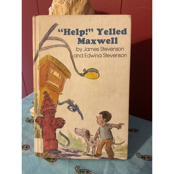 1978 Hardback “Help!” Yelled Maxwell By James & Edwina Stevenson - Picture 9 of 9